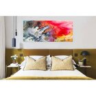 Quadro Decorativo Abstrato Mess Of Colors - 90x60cm