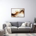 Quadro Decorativo Abstrato Movimento Com 1 Tela De Parede Par