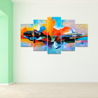 Quadro Decorativo Abstrato Mulher