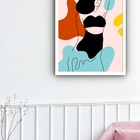 Quadro Decorativo Abstrato Mulher Biquíni Mar  - 70x50cm Mold