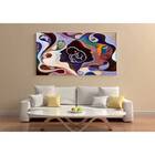 Quadro Decorativo Abstrato Nascimento Astral - 180x100cm