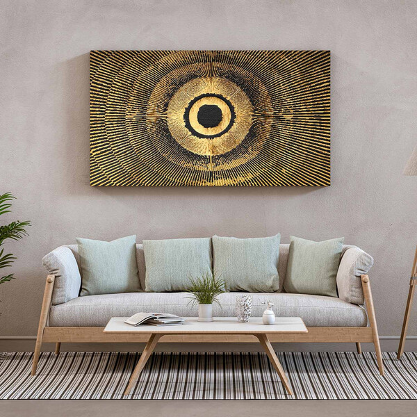 Quadro Decorativo Abstrato Olho - 90x60 Cm