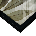 Quadro Decorativo Abstrato Ouro E Areia 120x80cm Moldura Caix