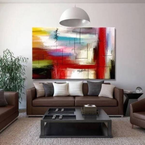 Quadro Decorativo Abstrato Paint Spirit - 180x100cm
