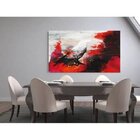 Quadro Decorativo Abstrato Pássaro - 90x60cm