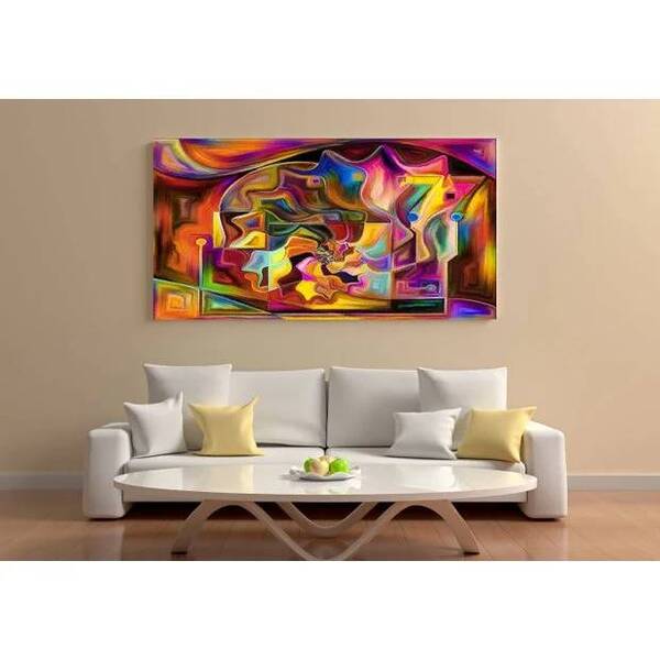 Quadro Decorativo Abstrato Persona 90x60cm Leroy Merlin