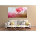 Quadro Decorativo Abstrato Pink Smoke - 120x60cm