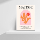 Quadro Decorativo Abstrato Poster matisse 33x24cm - Com Vidro