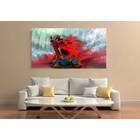 Quadro Decorativo Abstrato Red Cape - 180x120cm