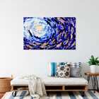 Quadro Decorativo Abstrato Shoal Of Fish - 180x120 Cm
