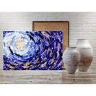 Quadro Decorativo Abstrato Shoal Of Fish - 200x120cm