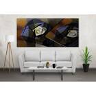 Quadro Decorativo Abstrato Stract Glass - 120x60cm