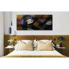 Quadro Decorativo Abstrato Stract Glass - 120x80cm