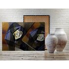 Quadro Decorativo Abstrato Stract Glass - 180x100cm