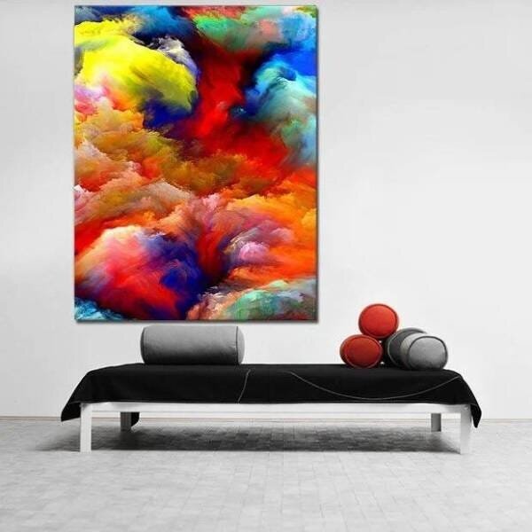 Quadro Decorativo Abstrato Tornado - 180x100cm