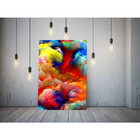 Quadro Decorativo Abstrato Tornado - 180x100cm