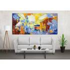 Quadro Decorativo Abstrato Trem Das Onze - 150x80cm