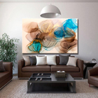 Quadro Decorativo Abstrato Turbilhoes - 180x100 Cm