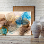 Quadro Decorativo Abstrato Turbilhoes - 200x100 Cm