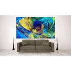 Quadro Decorativo Abstrato Vivid Vectors - 200x100cm