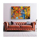 Quadro Decorativo Abstratos E Geometricos Art Funky Borda Inf