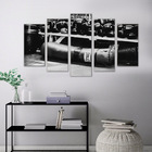 Quadro Decorativo Academia Esporte 5 Peças