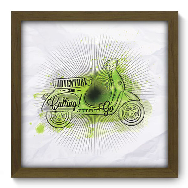 Quadro Decorativo - Adventure - 33cm X 33cm - 133qddm