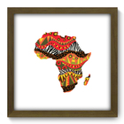 Quadro Decorativo - Africa - 33cm X 33cm - 095qdmm