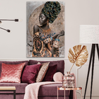 Quadro Decorativo Africana