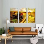 Quadro Decorativo Agricultura Colheita3peças