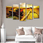 Quadro Decorativo Agricultura Colheitadeira Ceifadeira Varias