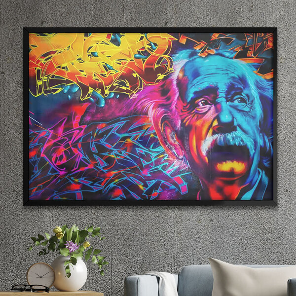 Quadro Decorativo Albert Einstein 02  20x30cm