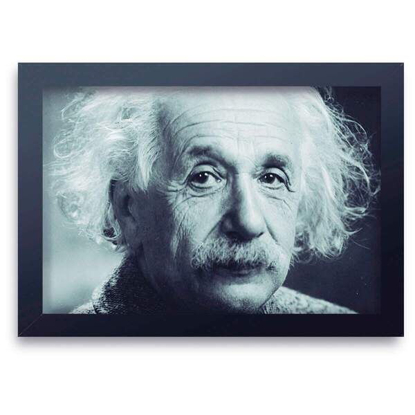 Quadro Decorativo Albert Einstein 06  30x45cm