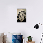 Quadro Decorativo Albert Einstein Retrô 20x25