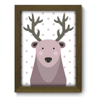 Quadro Decorativo - Alce - 19cm X 25cm - 095qdim
