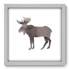 Quadro Decorativo - Alce - 33cm X 33cm - 099qdsb