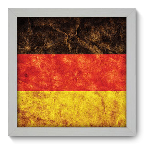 Quadro Decorativo - Alemanha - 22cm X 22cm - 117qdmb