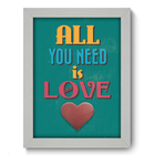 Quadro Decorativo - All You Need - 19cm X 25cm - 138qdrb