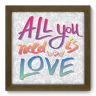 Quadro Decorativo - All You Need - 22cm X 22cm - 017qdrm