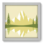 Quadro Decorativo - Alpes - 22cm X 22cm - 041qdpb