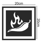 Quadro Decorativo Alto Relevo Kit Com 3 Em Mdf Preto 1345