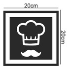 Quadro Decorativo Alto Relevo Kit Com 3 Em Mdf Preto 1346