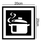 Quadro Decorativo Alto Relevo Panela Em Mdf Preto 1322