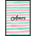 Quadro Decorativo Amor Colorido 20x28