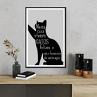 Quadro Decorativo Amor Gato