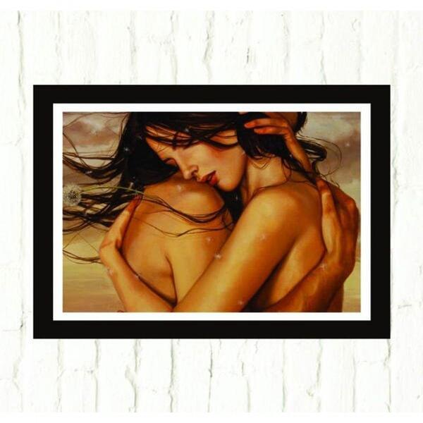 Quadro Decorativo Amor Modelo 1 - Tam.21x30cm