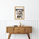 Quadro Decorativo Anatomia Cerebro Vintage 33x24cm Moldura Pr