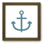 Quadro Decorativo - Ancora - 22cm X 22cm - 056qdbm