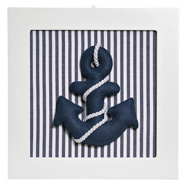 Quadro Decorativo Ancora Quarto Bebe Infantil Menino Leroy Merlin