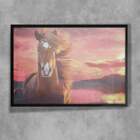 Quadro Decorativo Animais 07 - Cavalo  30x45cm